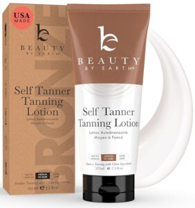 Beauty by Earth Self Tanner with Natural & Organic Ingredients